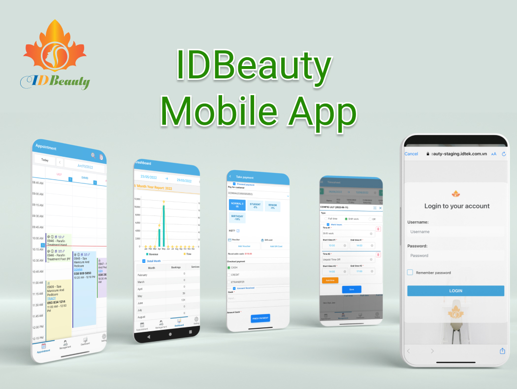 IDBeauty Mobile App, mang cả salon theo bên bạn